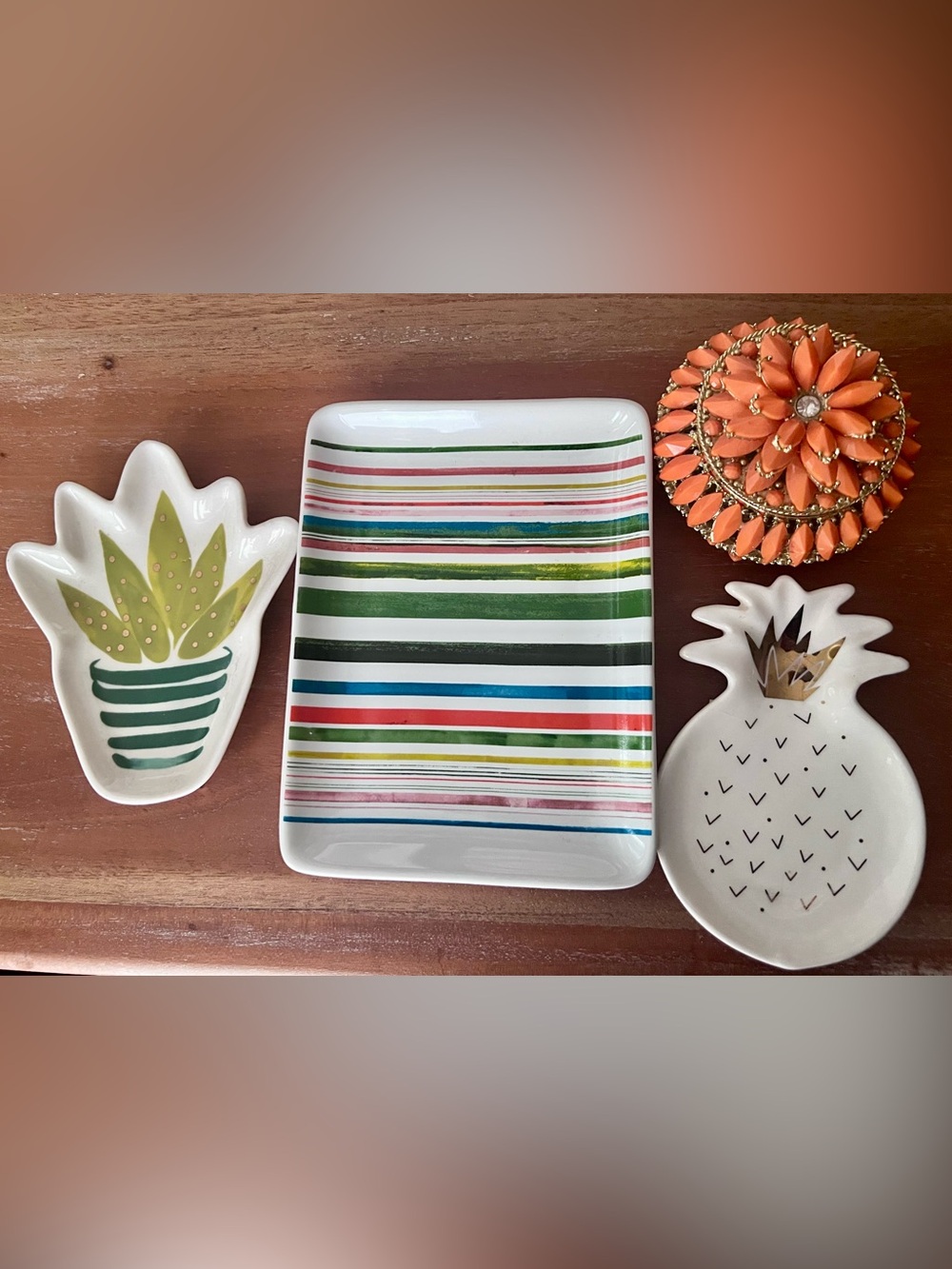 Bundle of 4 NWOTS jewelry trays